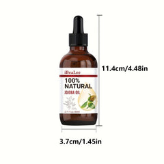 60ml Organic Jojoba Hair Essential Oil 100% Pure Jojoba For Hair & Skin Care