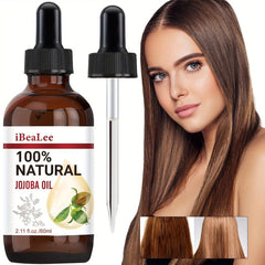 60ml Organic Jojoba Hair Essential Oil 100% Pure Jojoba For Hair & Skin Care