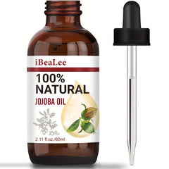 60ml Organic Jojoba Hair Essential Oil 100% Pure Jojoba For Hair & Skin Care
