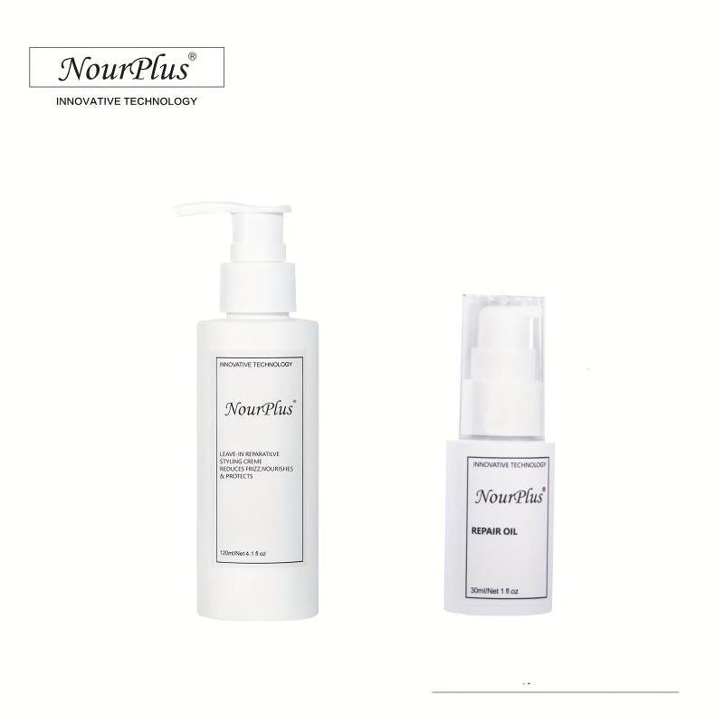 Hair Care Kit with Repair Lotion and Nourishing Essential - Holiday Gift