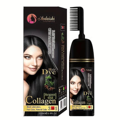 Professional Argan Hair Dye Shampoo for Non-irritating Bubble Dyeing
