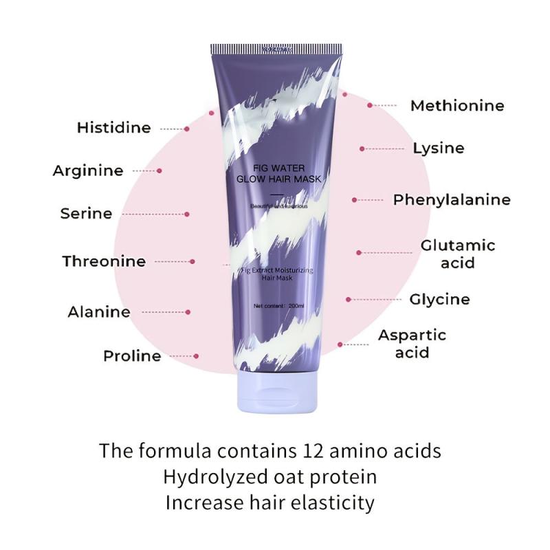 Fig Hair Mask Repair Frizzy Hair Keep Hair Hydrated Smooth Split Ends