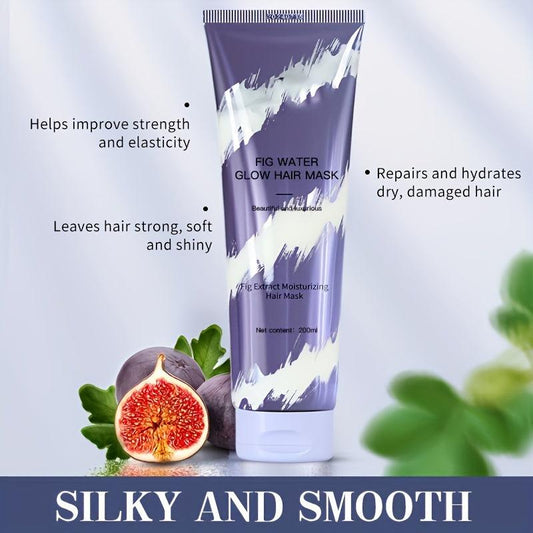 Fig Hair Mask Repair Frizzy Hair Keep Hair Hydrated Smooth Split Ends
