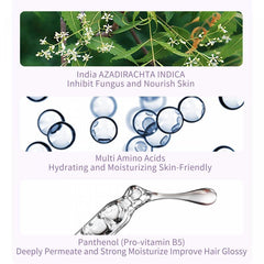 500ml Amino Acid Shampoo Rich Bubble Deeply Conditions