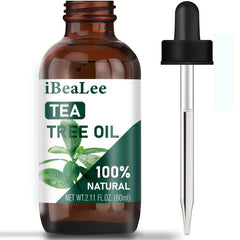Tea Tree Hair Essential Oil with Glass Dropper for Hair & Scalp Care