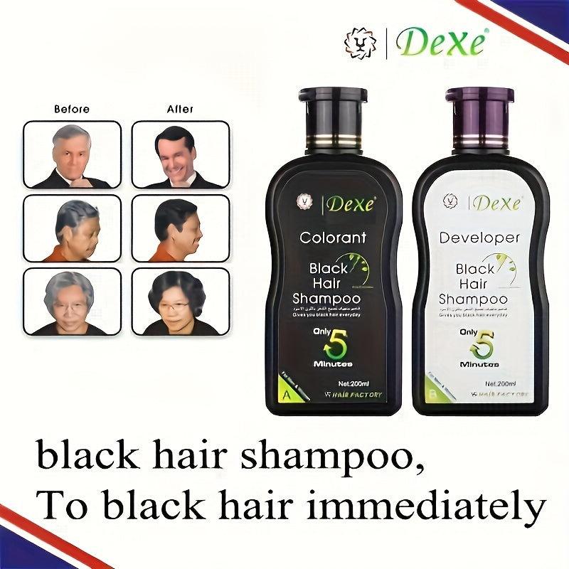 200ml 2 Hair Shampoo Fast Dye Instant Hair Dye