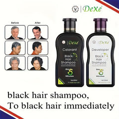 200ml 2 Hair Shampoo Fast Dye Instant Hair Dye