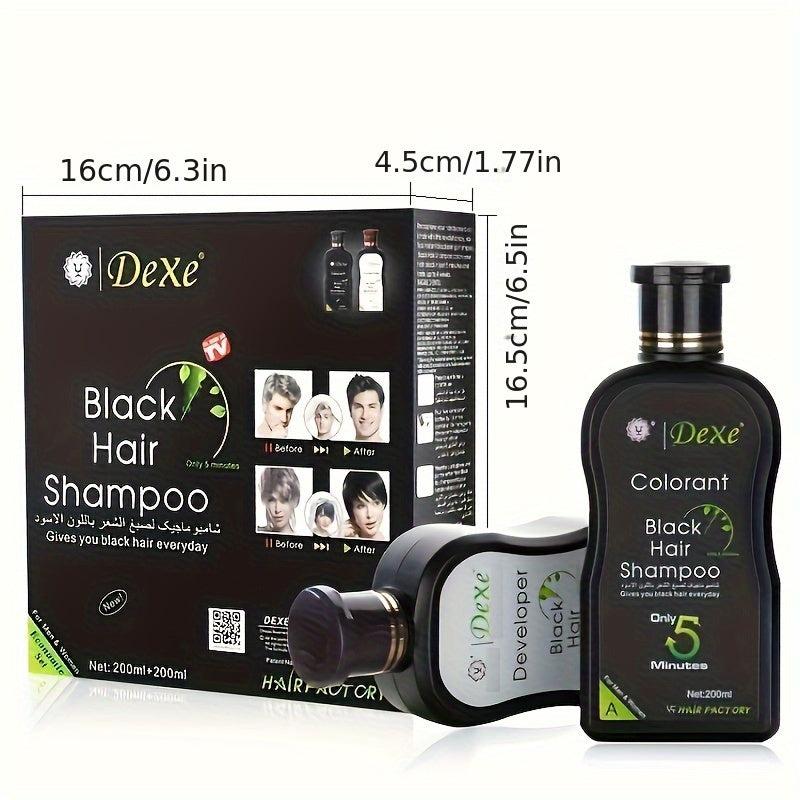 200ml 2 Hair Shampoo Fast Dye Instant Hair Dye