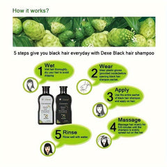 200ml 2 Hair Shampoo Fast Dye Instant Hair Dye
