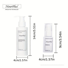 Hair Care Set: 120ml Hair Repair Mask + 30ml Hair Care Essential