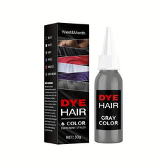 Botanical Hair Dye Cream for Grey Hair - Natural Plant Extracts