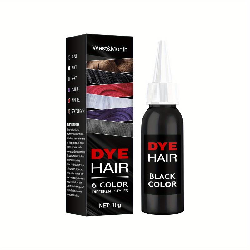 Botanical Hair Dye Cream for Grey Hair - Natural Plant Extracts