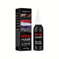 Botanical Hair Dye Cream for Grey Hair - Natural Plant Extracts