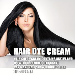 Botanical Hair Dye Cream for Grey Hair - Natural Plant Extracts