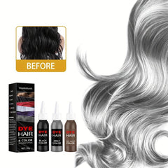 Botanical Hair Dye Cream for Grey Hair - Natural Plant Extracts