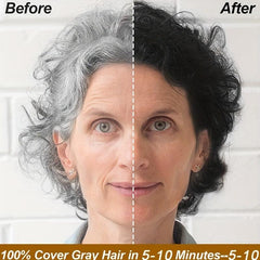 Instant Hair Dye Cream for Men Women Easy to Use Hair Coverage Shampoo