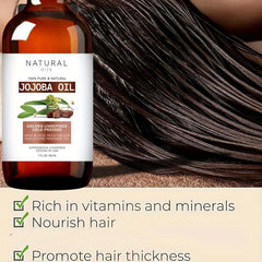 100% Pure Natural Cold Pressed Jojoba for Hair Care and Moisturizer