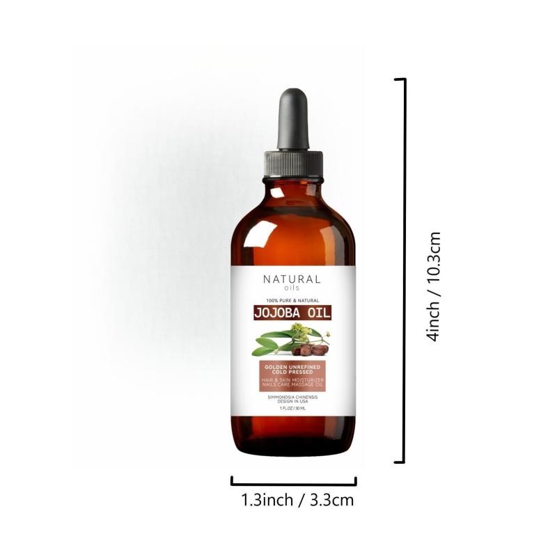 100% Pure Natural Cold Pressed Jojoba for Hair Care and Moisturizer