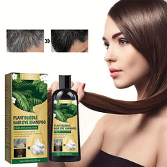 Plant Bubble Hair Dye Shampoo - Gentle Hair Coloring Shampoo