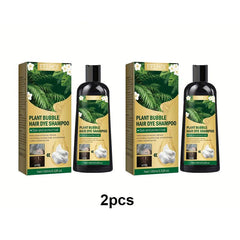 Plant Bubble Hair Dye Shampoo - Gentle Hair Coloring Shampoo