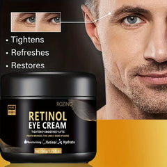 Men's Retinol Eye Cream Dark Circle Fade Wrinkles Delay Aging Hydration VC Care