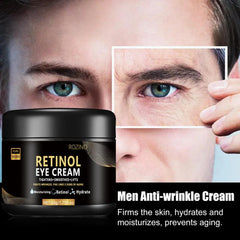 Men's Retinol Eye Cream Dark Circle Fade Wrinkles Delay Aging Hydration VC Care