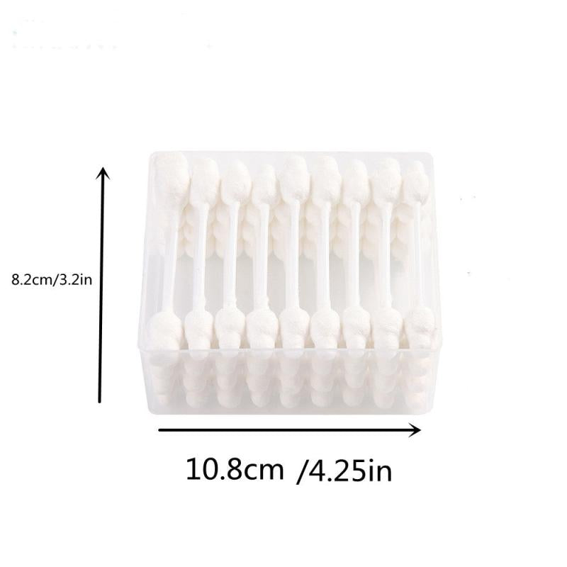 55pcs Pet Safety Cotton Swabs For Dogs & Cats - Ear Cleaning Sticks