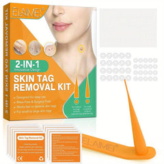 Skin Tag Cleanser Removal Tool with 48 Micro & Regular Safe Natural Skin Care