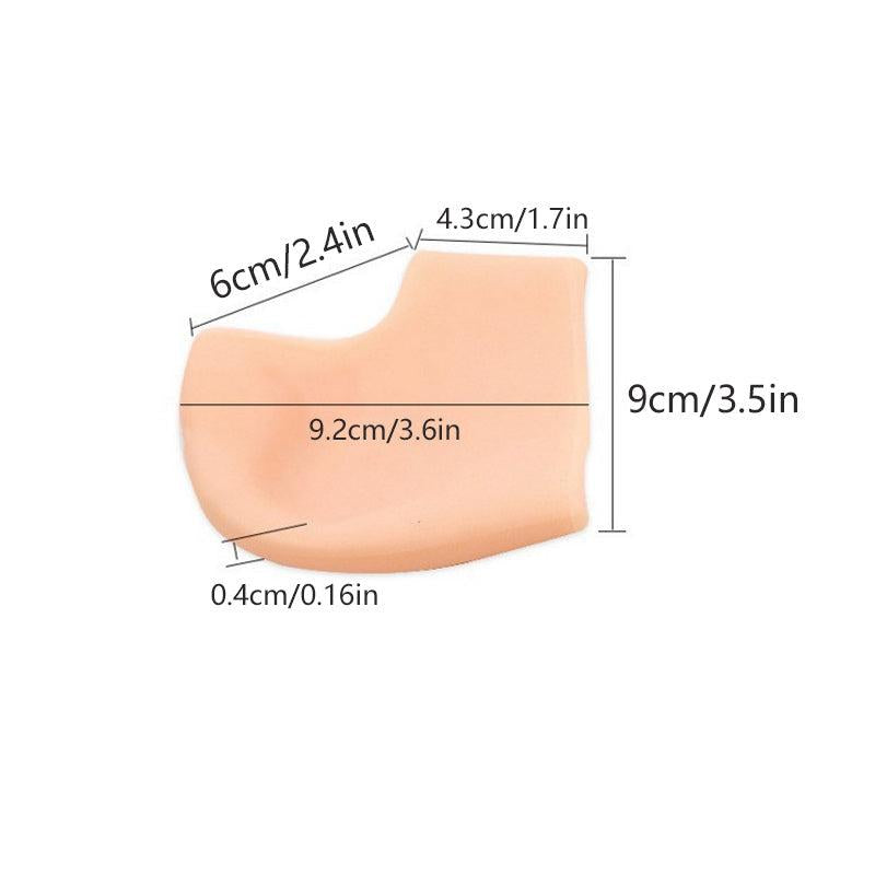 2 Pcs Silicone Heel Socks Protectors Feet Skin Care Tool