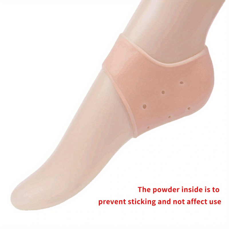2 Pcs Silicone Heel Socks Protectors Feet Skin Care Tool
