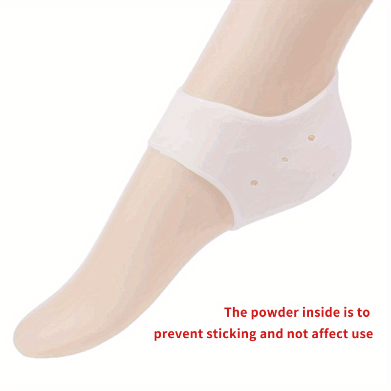 2 Pcs Silicone Heel Socks Protectors Feet Skin Care Tool