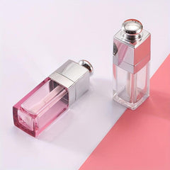 Square Lip Glaze Empty Tube Large Brush Head Long Lasting Waterproof