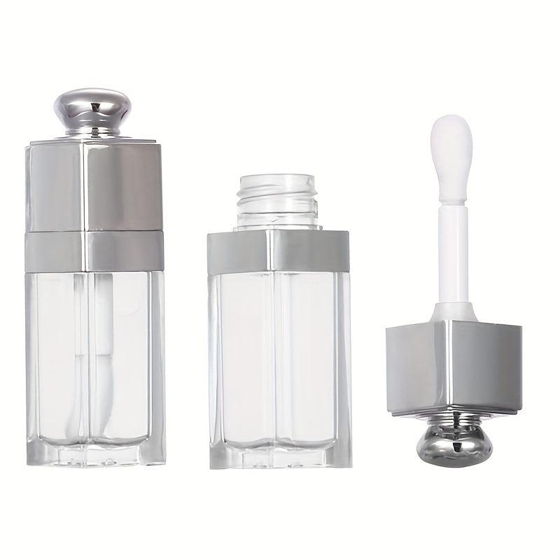 Square Lip Glaze Empty Tube Large Brush Head Long Lasting Waterproof