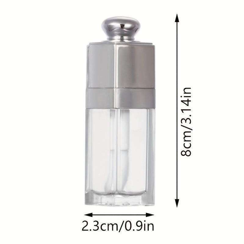 Square Lip Glaze Empty Tube Large Brush Head Long Lasting Waterproof