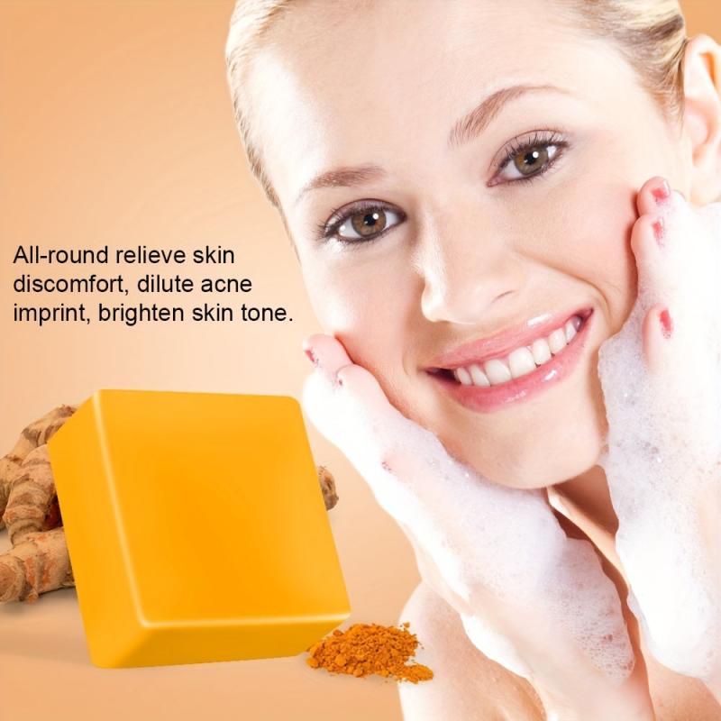 4oz Turmeric Soap Bar Acne & Scar Reduction Intimate Area Cleansing