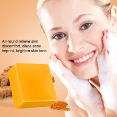 4oz Turmeric Soap Bar Acne & Scar Reduction Intimate Area Cleansing