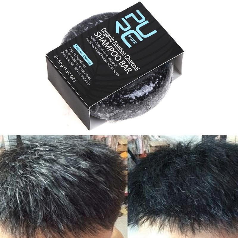 Bamboo Charcoal Hair Darkening Shampoo Bar