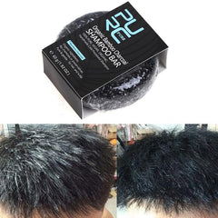 Bamboo Charcoal Hair Darkening Shampoo Bar