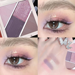 Summer Earth Tone Eyeshadow Palette Matte Glitter Shimmer