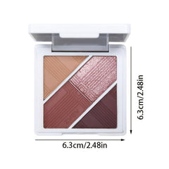 Summer Earth Tone Eyeshadow Palette Matte Glitter Shimmer