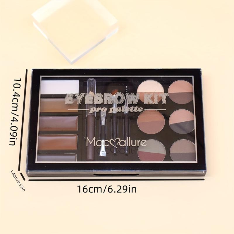 Waterproof Eyebrow Makeup Set Eyebrow Dye Gel Pencil Powder Brushes