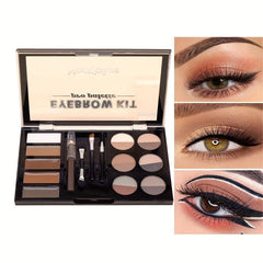 Waterproof Eyebrow Makeup Set Eyebrow Dye Gel Pencil Powder Brushes