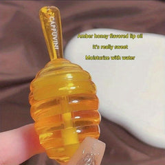Honey Jar Lip Honey Lip Care Lipstick Peach Flavor Long Lasting Moisturizing