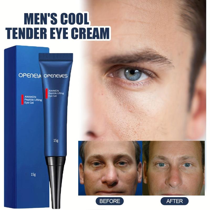 Men's Eye Cream Reduce Puffiness Wrinkles Dark Circles Crows Feet