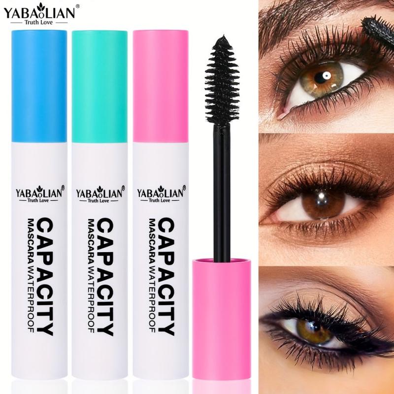 3pcs Bright Fiber Mascara Set Waterproof Curling Lashes