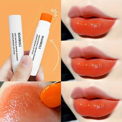 Moisturizing Lip Balm & Orange Lipstick Duo