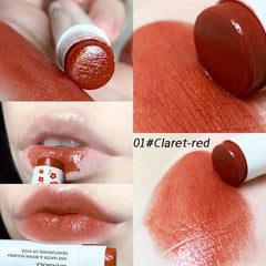Moisturizing Lip Balm & Orange Lipstick Duo
