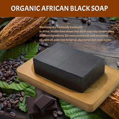 Organic African Soap w/ Cocoa Butter & Vitamin E Deep Cleans