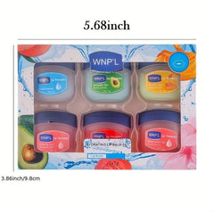 6 in 1 Crystal Lip Balm Set for Deep Moisturizing and Soothing Lips