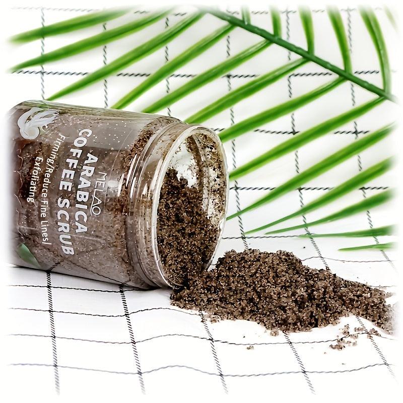 Organic Arabica Coffee Body Scrub Exfoliator Dead Sea Salt
